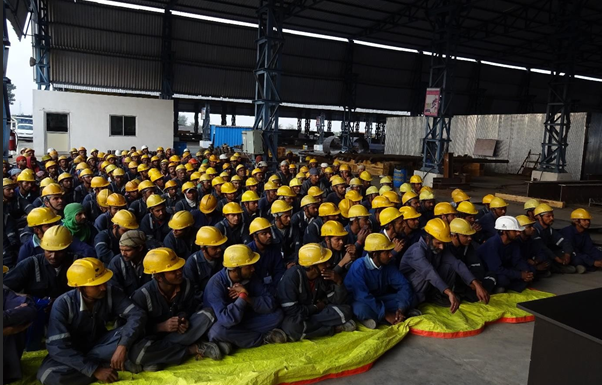 Ishika Engineering workforce safety training session